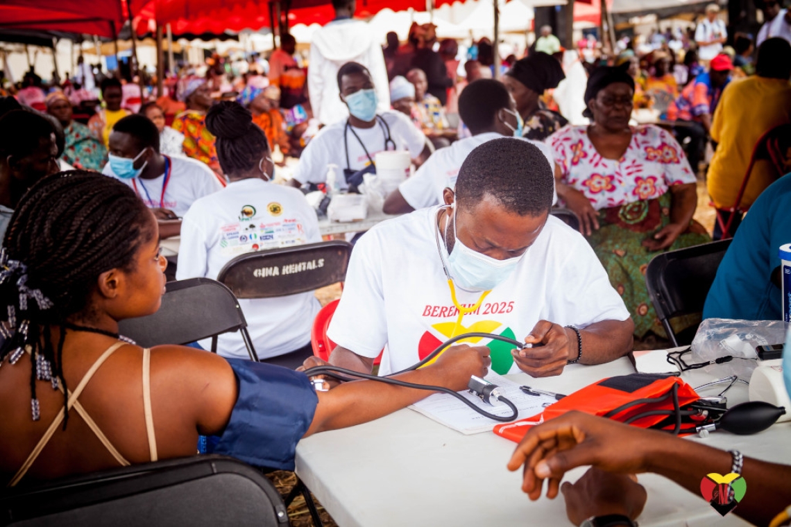 Over 10,000 Berekum Residents Benefit from Ghana Medical Relief and Berekumman Citizens Association 2025 Free Medical Outreach